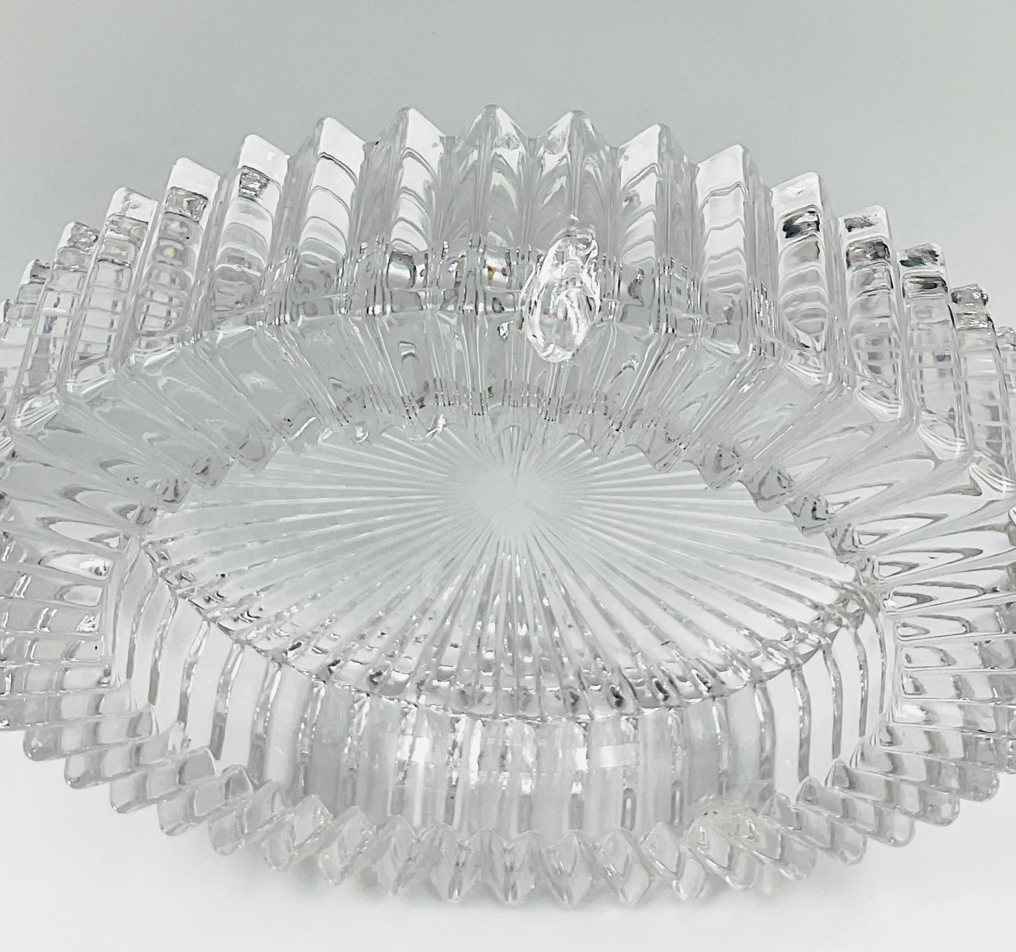 Mikasa Diamond Fire Pattern Glass Wine/Champagne Coaster