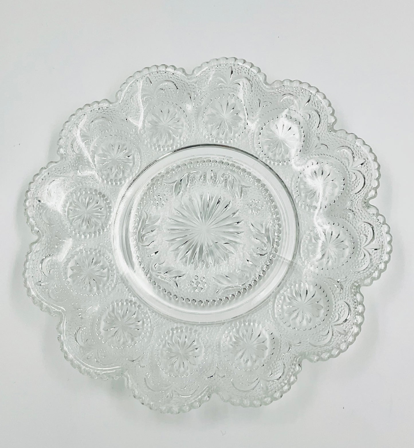 Vintage Brockway Glass American Concord Salad Plate
