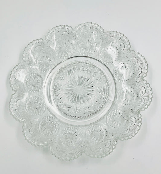 Vintage Brockway Glass American Concord Salad Plate