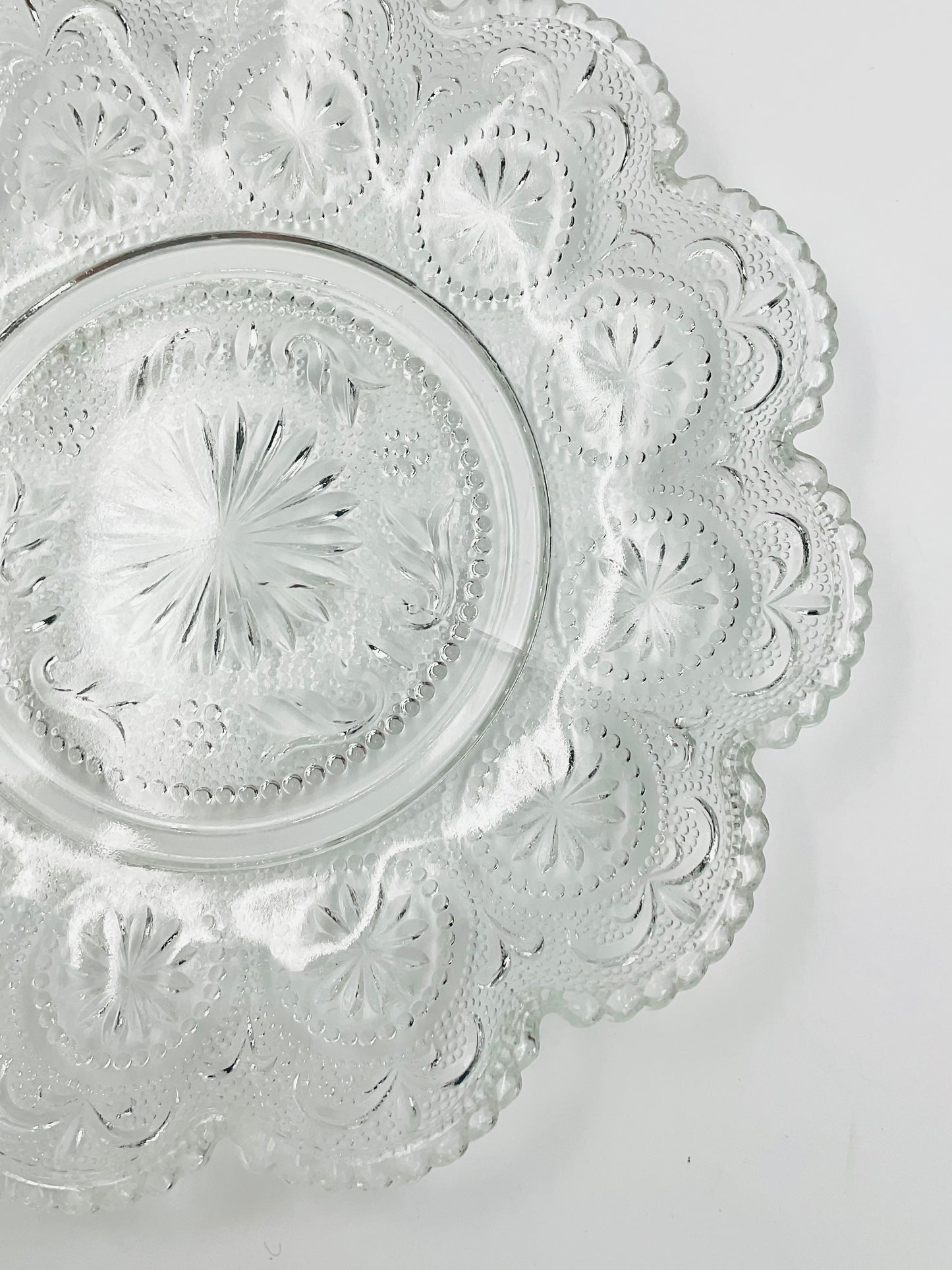 Vintage Brockway Glass American Concord Salad Plate
