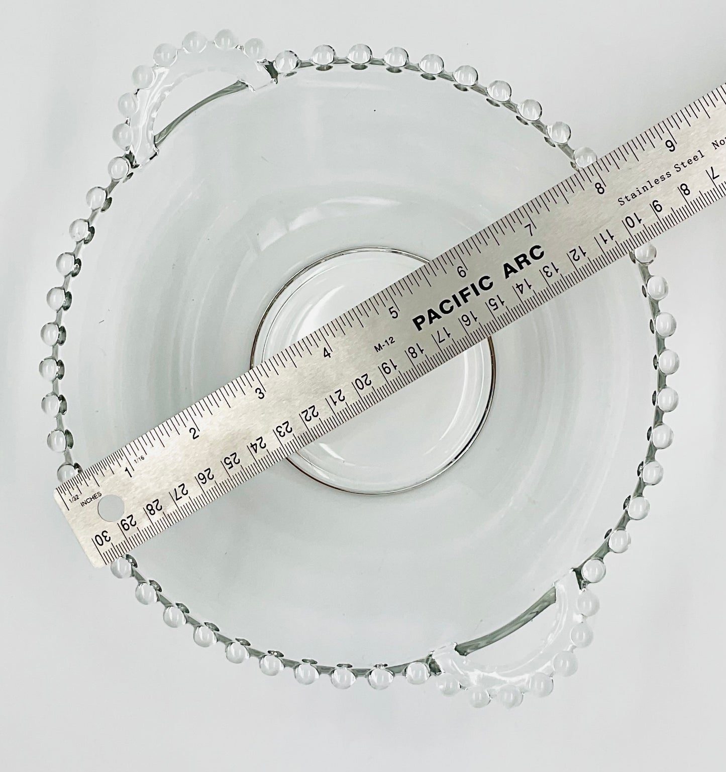 Vintage Imperial Glass Candlewick Serving Bowl - 9.5”