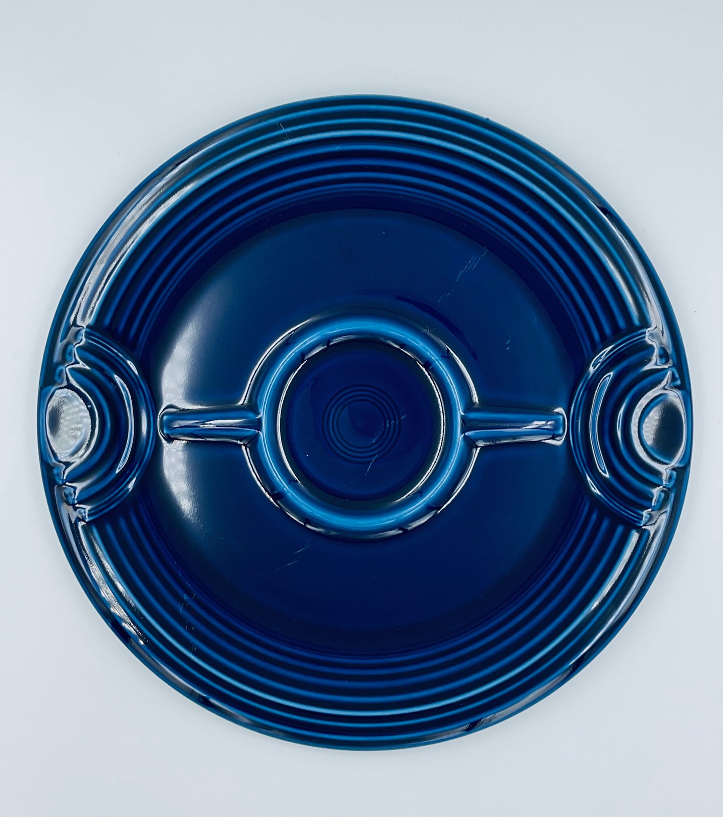 Vintage Fiesta Hostess Tray in Cobalt Blue