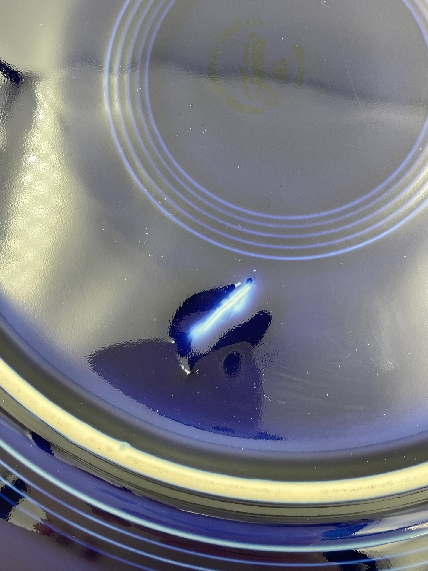 Vintage Fiesta Hostess Tray in Cobalt Blue