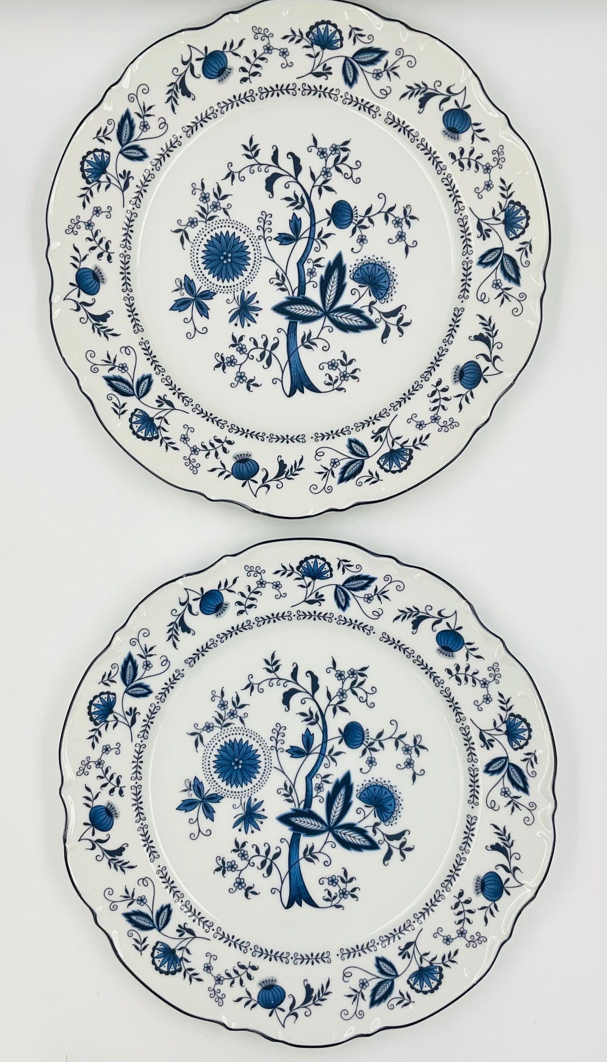 Sone China Blue Onion Dinner Plates Set of 4 | Bluebird Vintage Manor