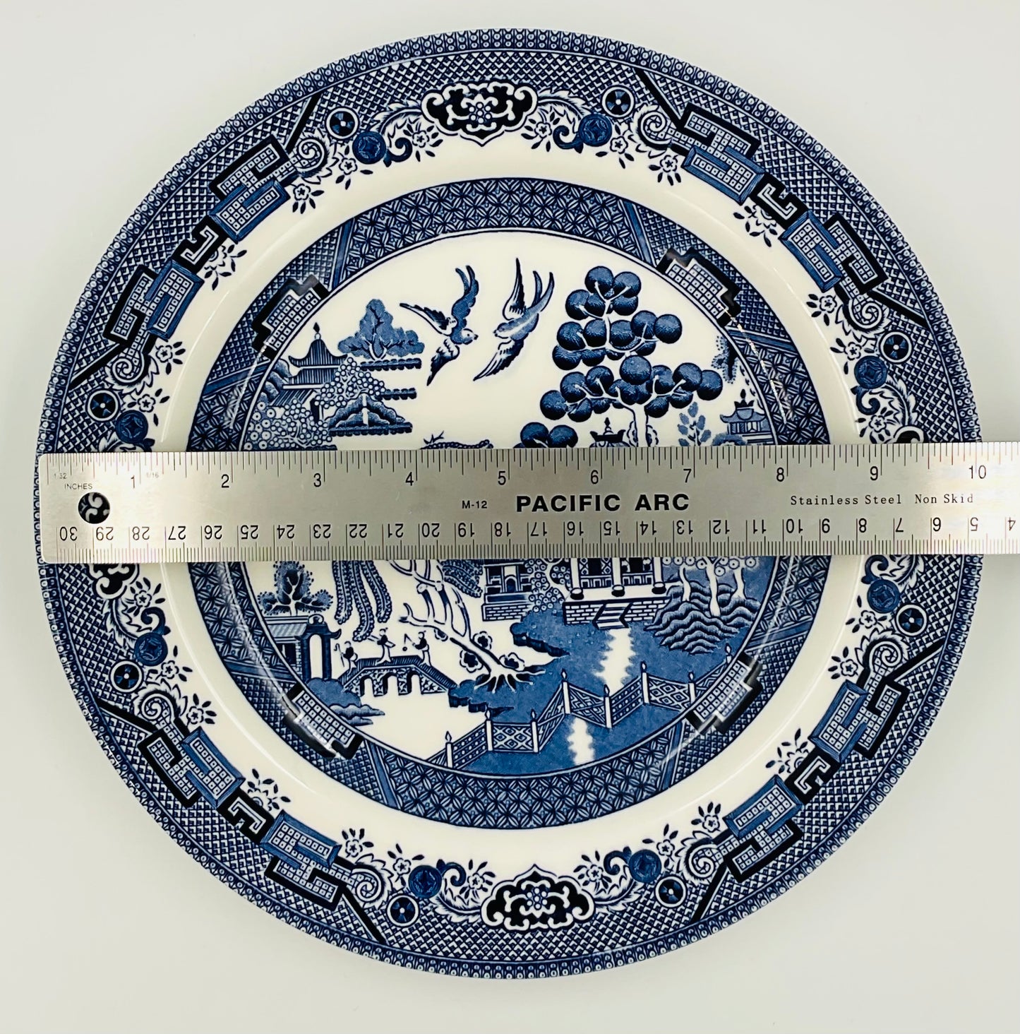 Vintage Queen’s by Churchill Blue Willow Plate