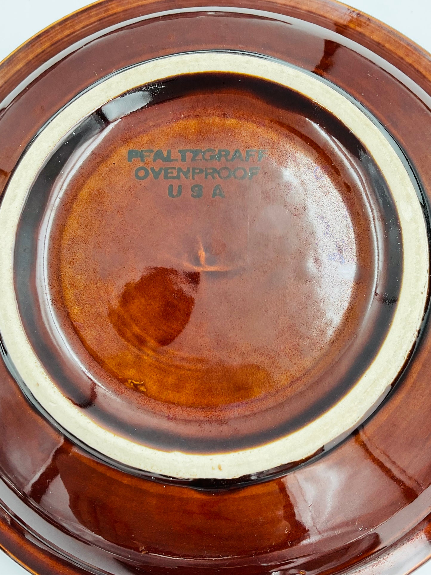 Pfaltzgraff Gourmet Brown Drip Glaze 7” Plate - Set of 6