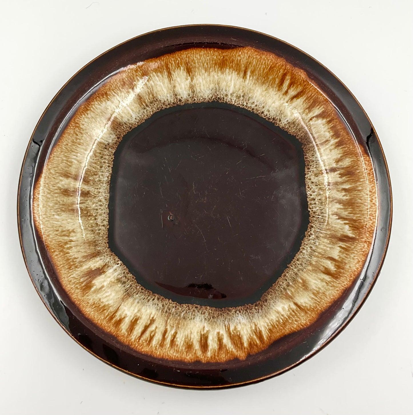 Pfaltzgraff Gourmet Brown Drip Glaze 7” Plate - Set of 6