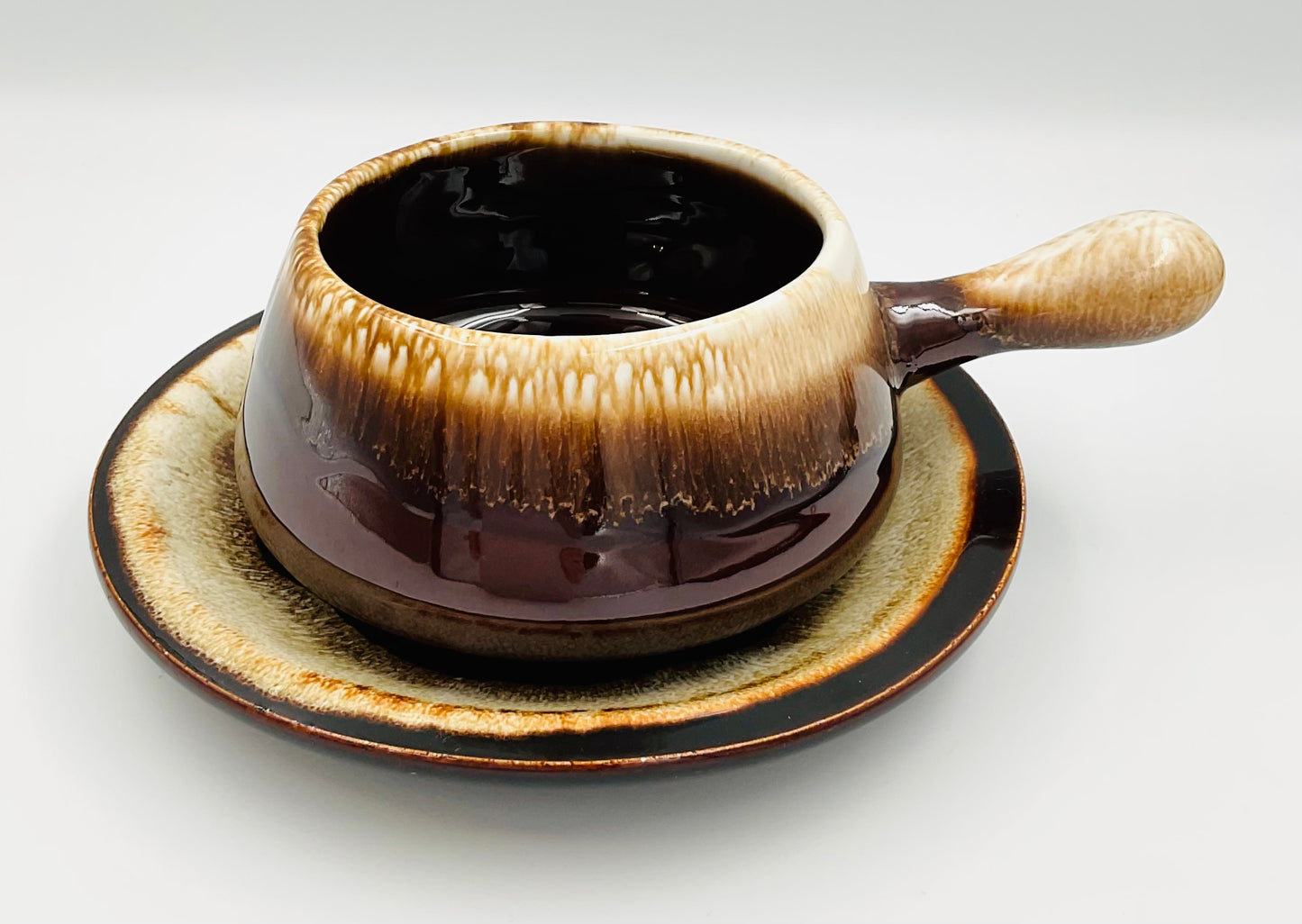 Pfaltzgraff Gourmet Brown Drip Glaze 7” Plate - Set of 6