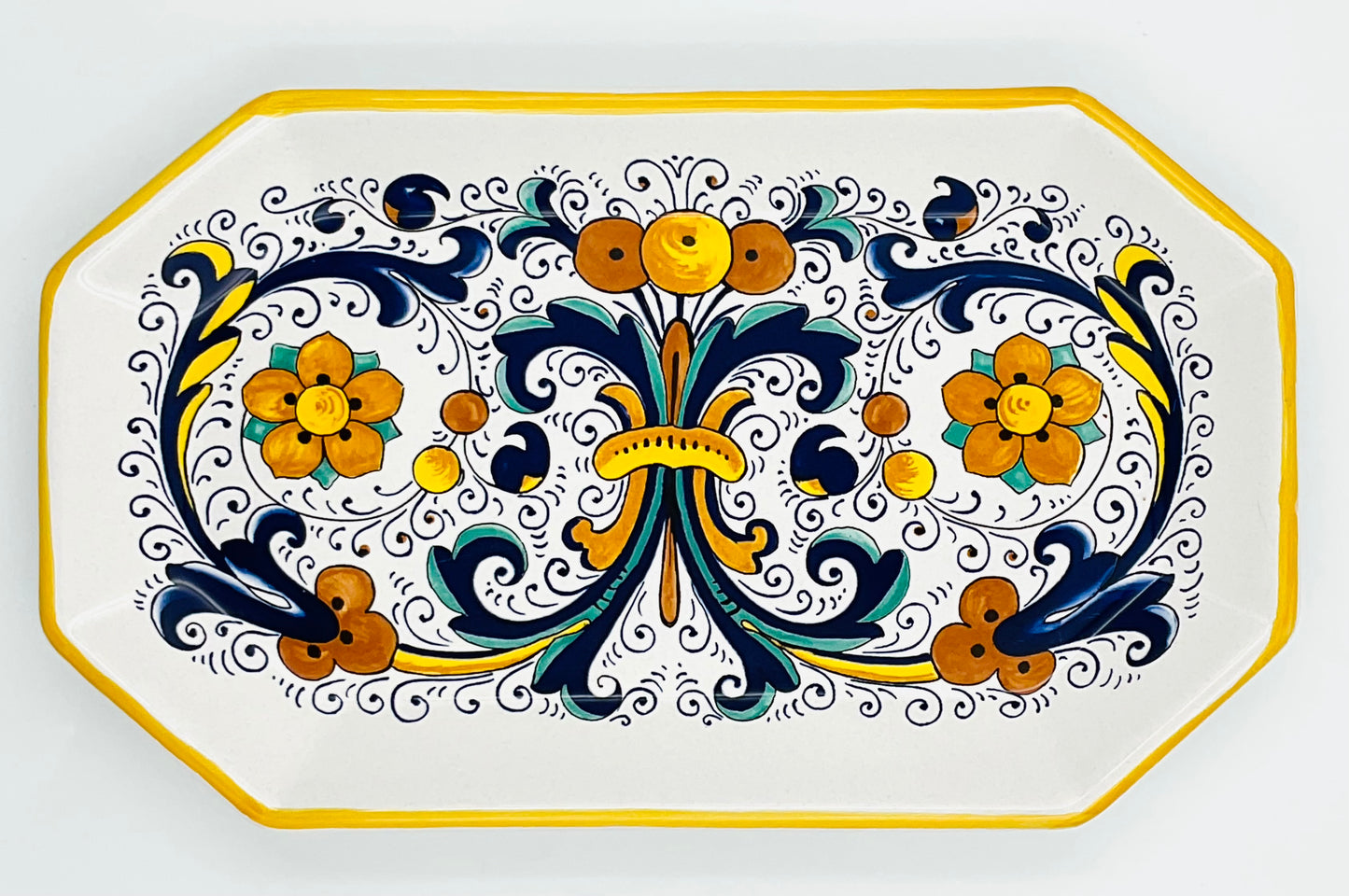 Nova Deruta Hand Painted Majolica Serving Platter
