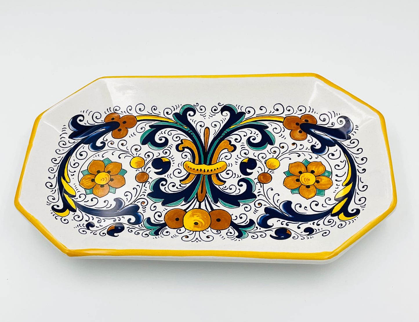 Nova Deruta Hand Painted Majolica Serving Platter