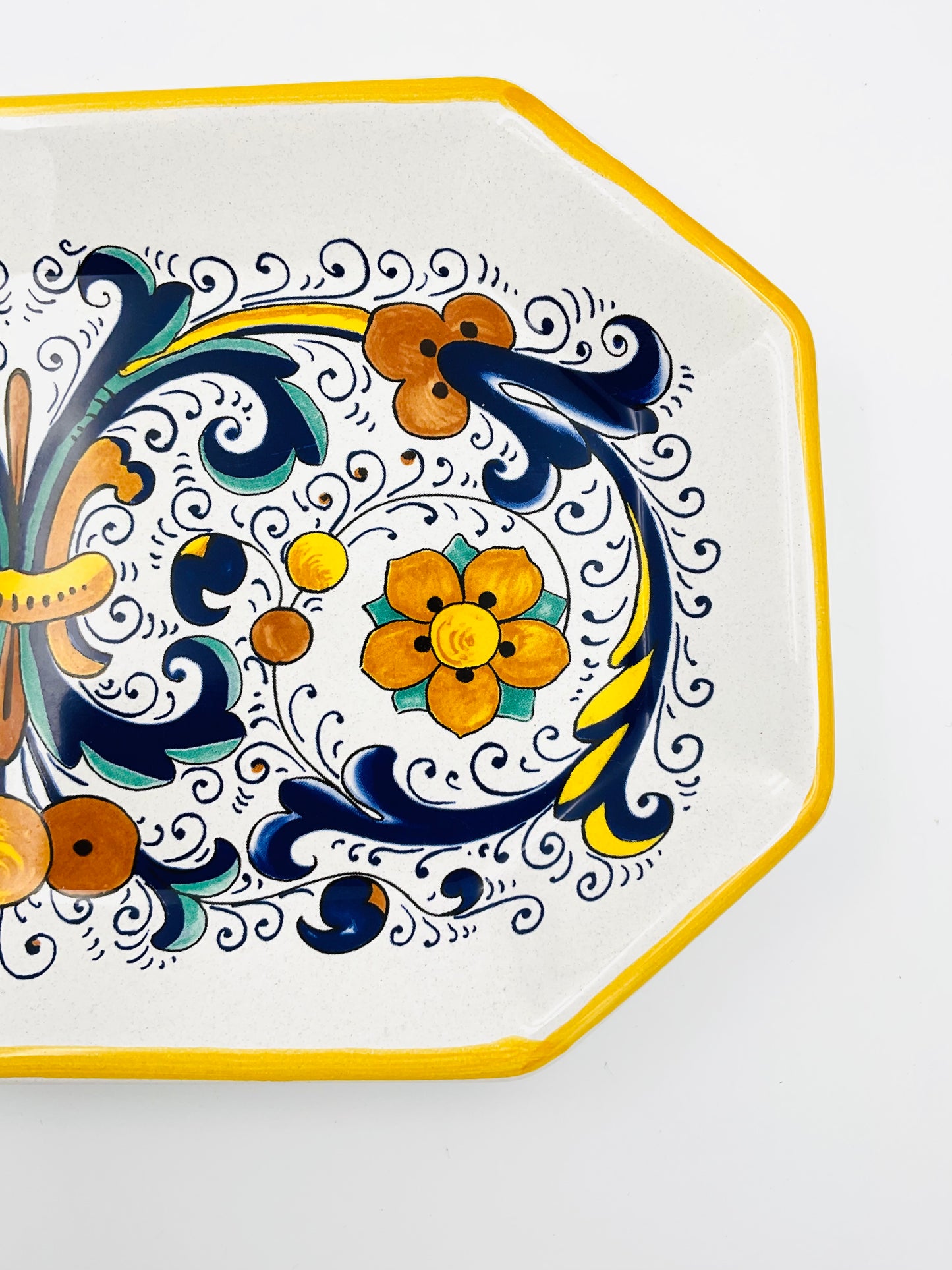 Nova Deruta Hand Painted Majolica Serving Platter