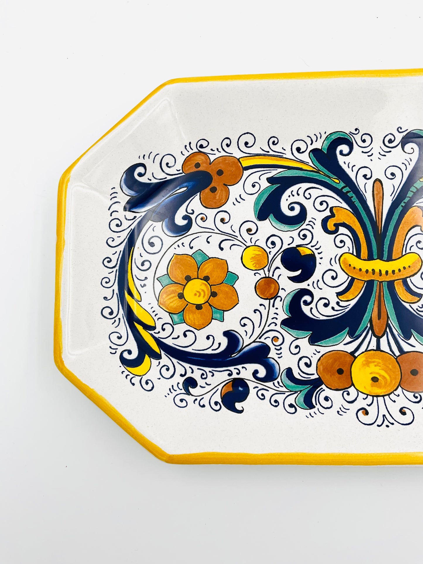 Nova Deruta Hand Painted Majolica Serving Platter