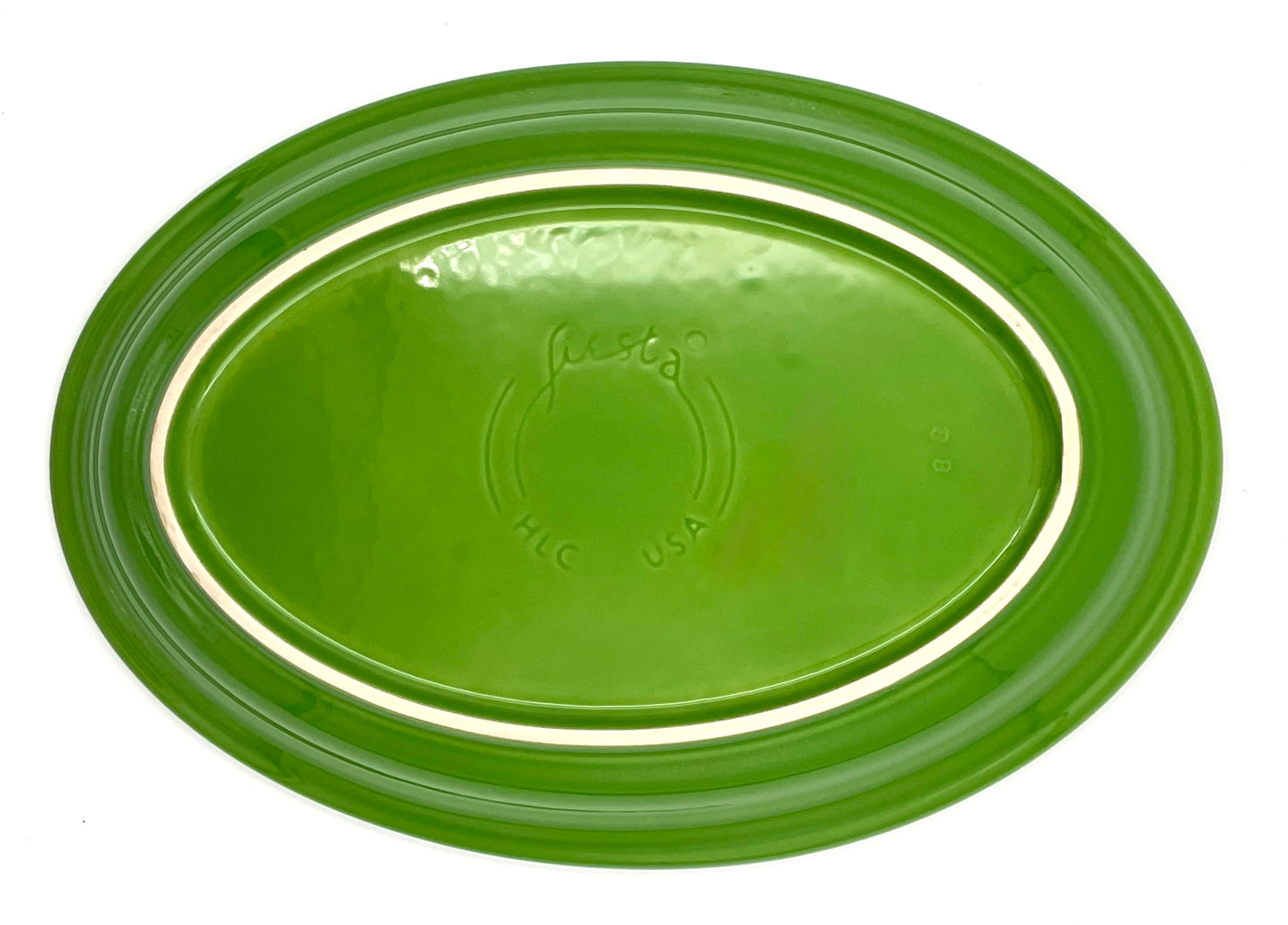 Vintage Homer Laughlin Fiesta Shamrock Green Oval Platter