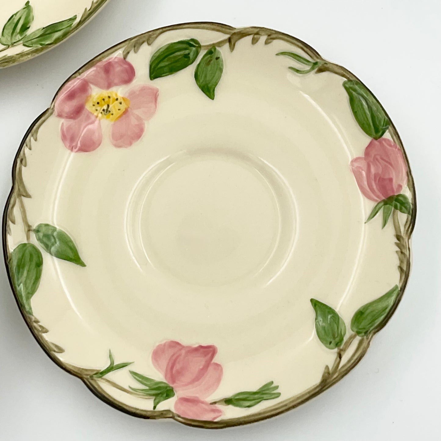 Vintage Franciscan Desert Rose Cup and Saucer Set - Set of 4