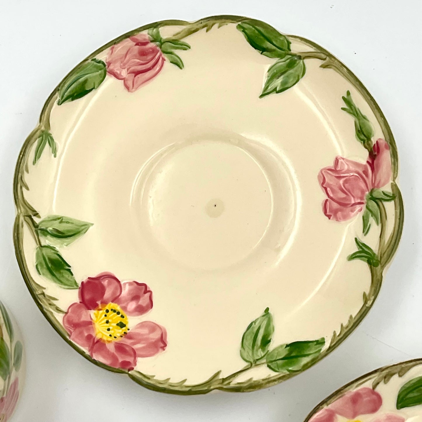 Vintage Franciscan Desert Rose Cup and Saucer Set - Set of 4