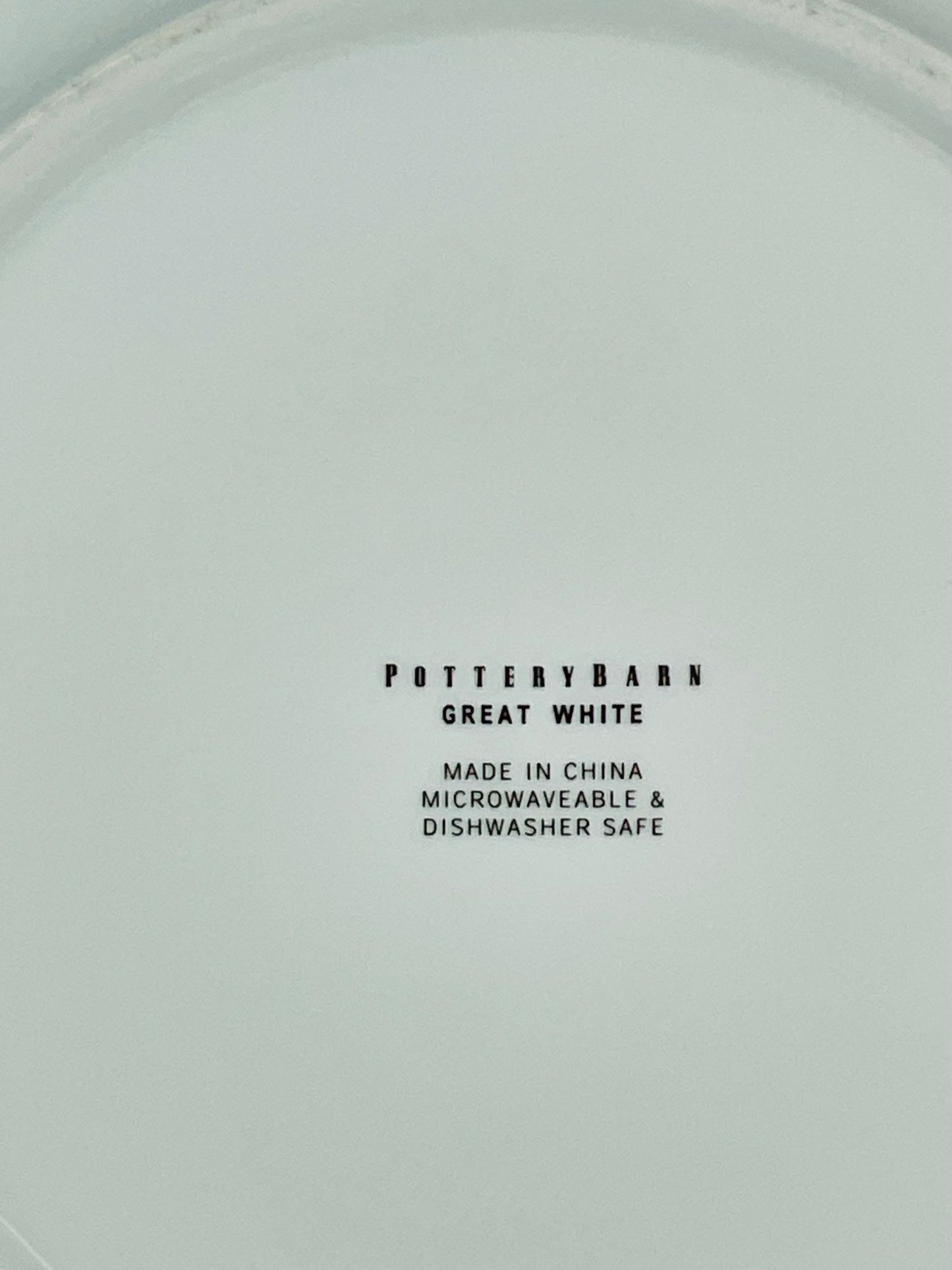 Pottery Barn Great White Large Coupe Serving Bowl - Discontinued
