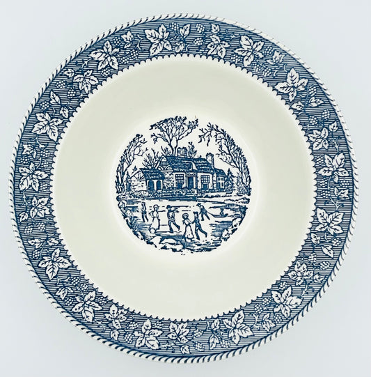 Vintage Homer Laughlin Shakespeare Country Blue Bowl