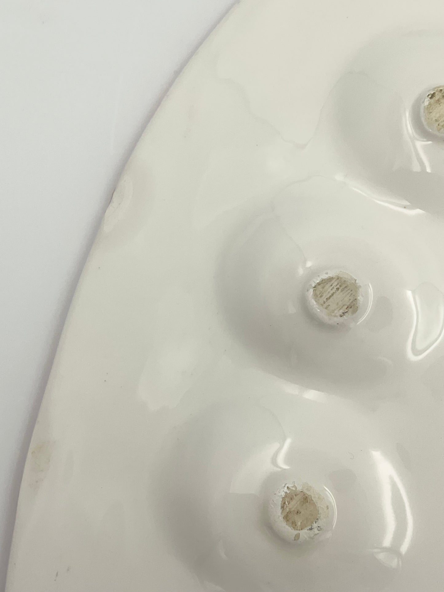 Vintage Ceramic Bunny Deviled Egg Platter