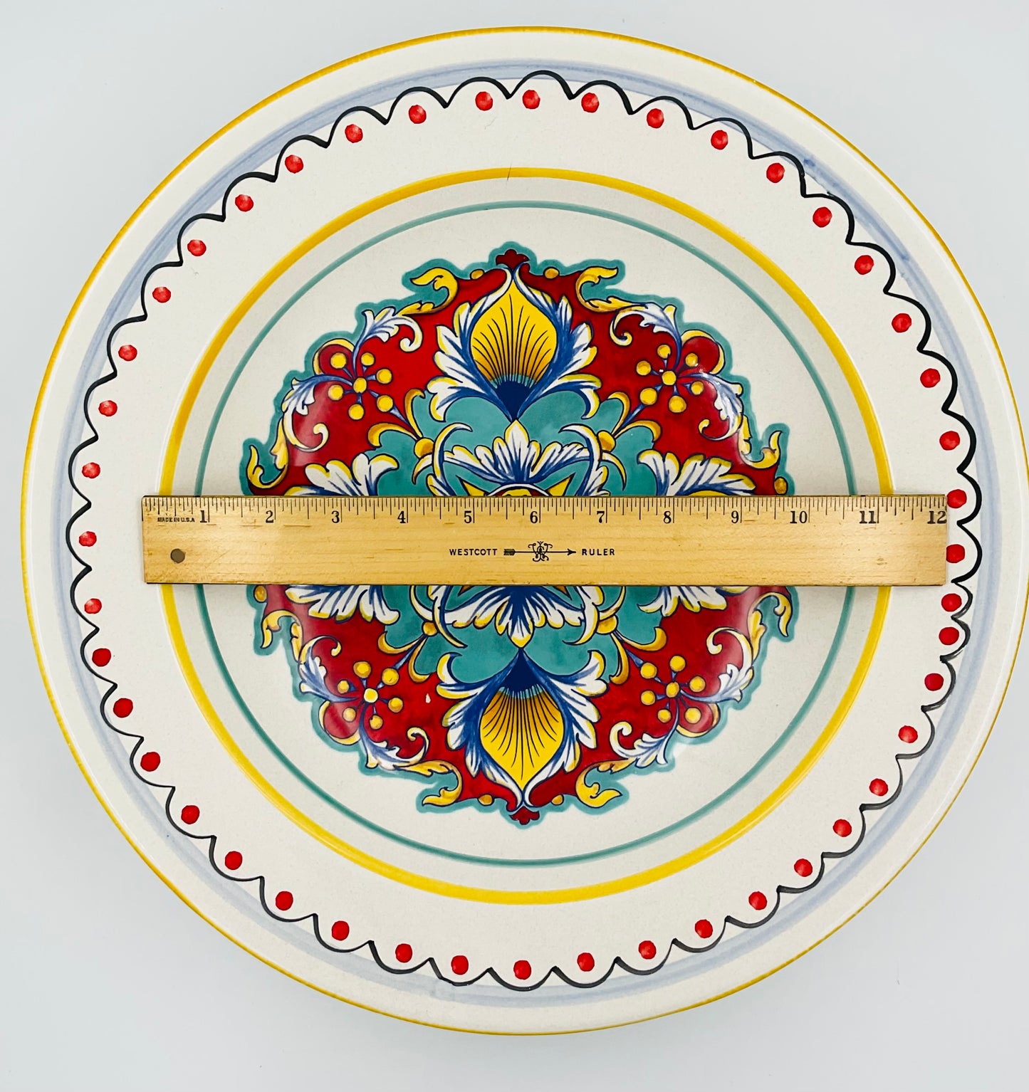 Vintage Ceramica Nova Deruta Italian Serving Bowl