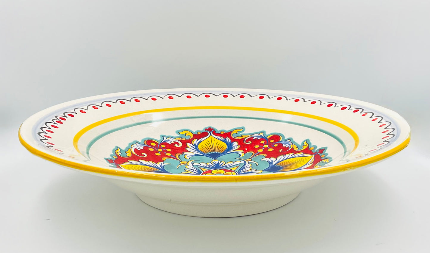Vintage Ceramica Nova Deruta Italian Serving Bowl