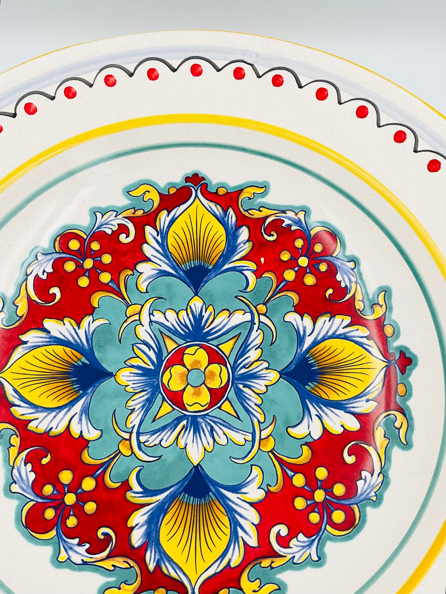 Vintage Ceramica Nova Deruta Italian Serving Bowl