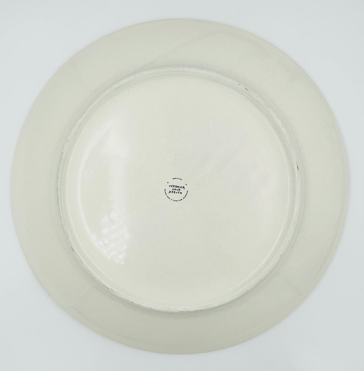 Vintage Ceramica Deruta Hand-Painted Italian Majolica Serving Bowl