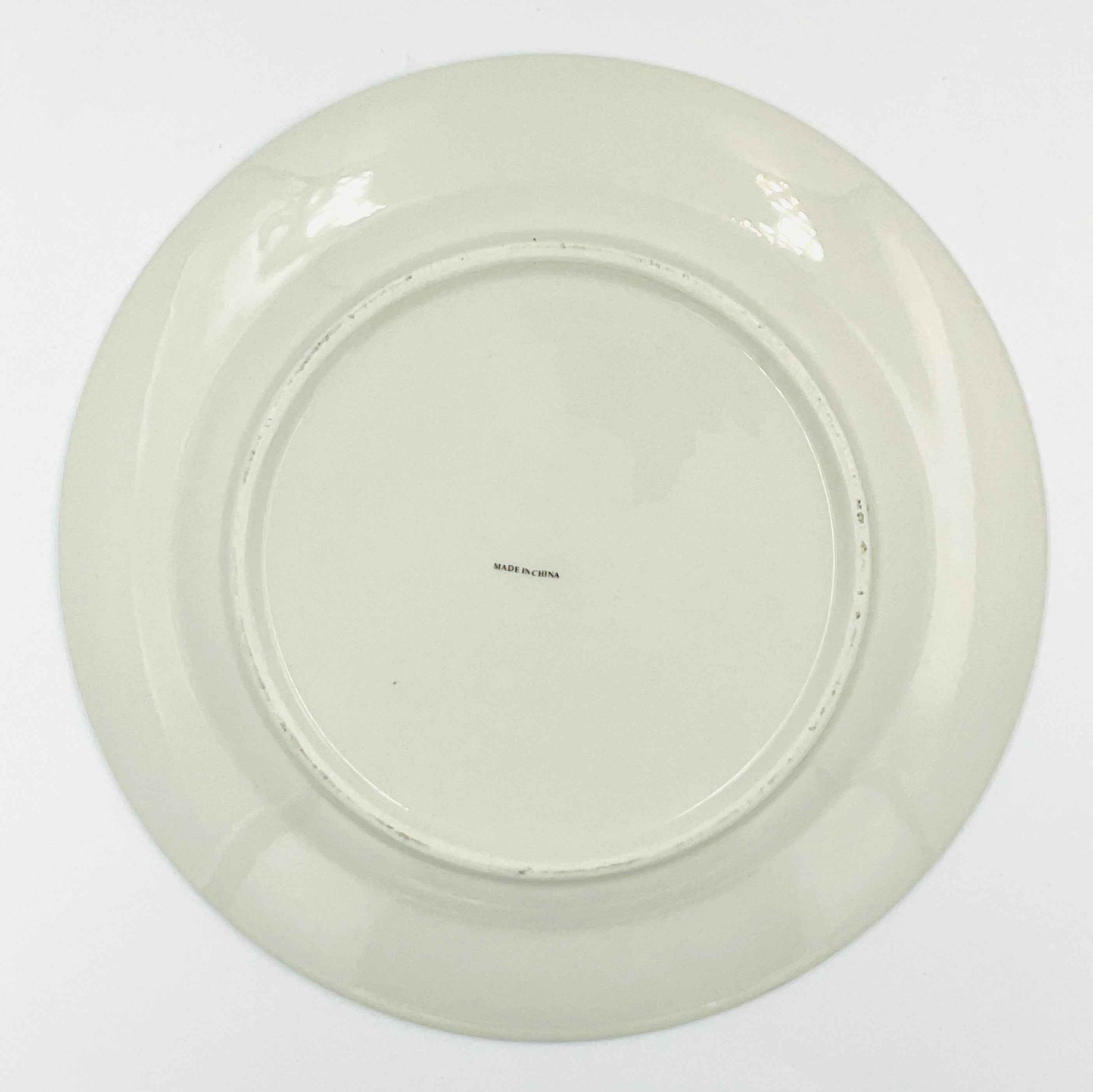 Vintage Blue Willow Transferware Ironstone Plate