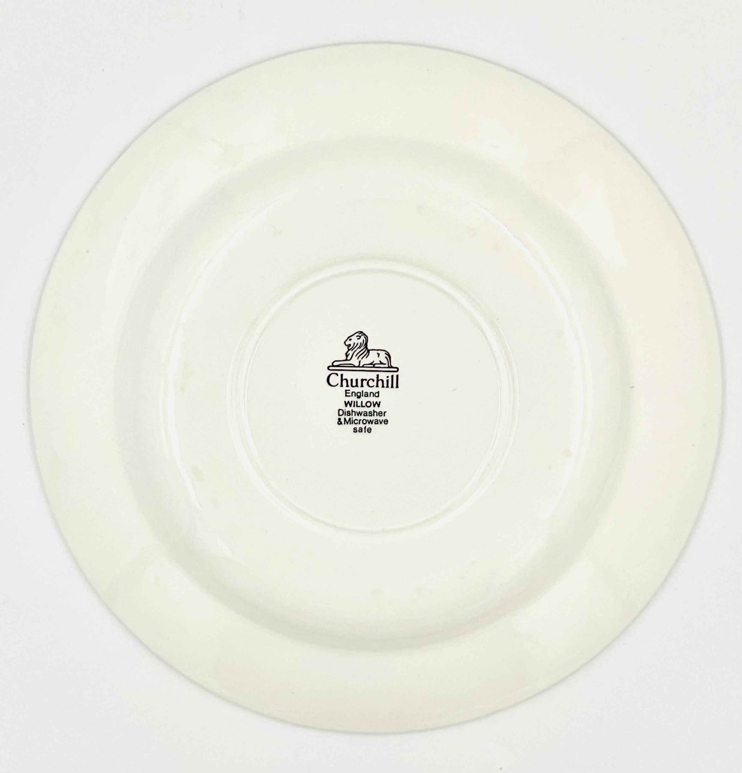 Vintage Churchill Blue Willow Dinner Plate England Transferware