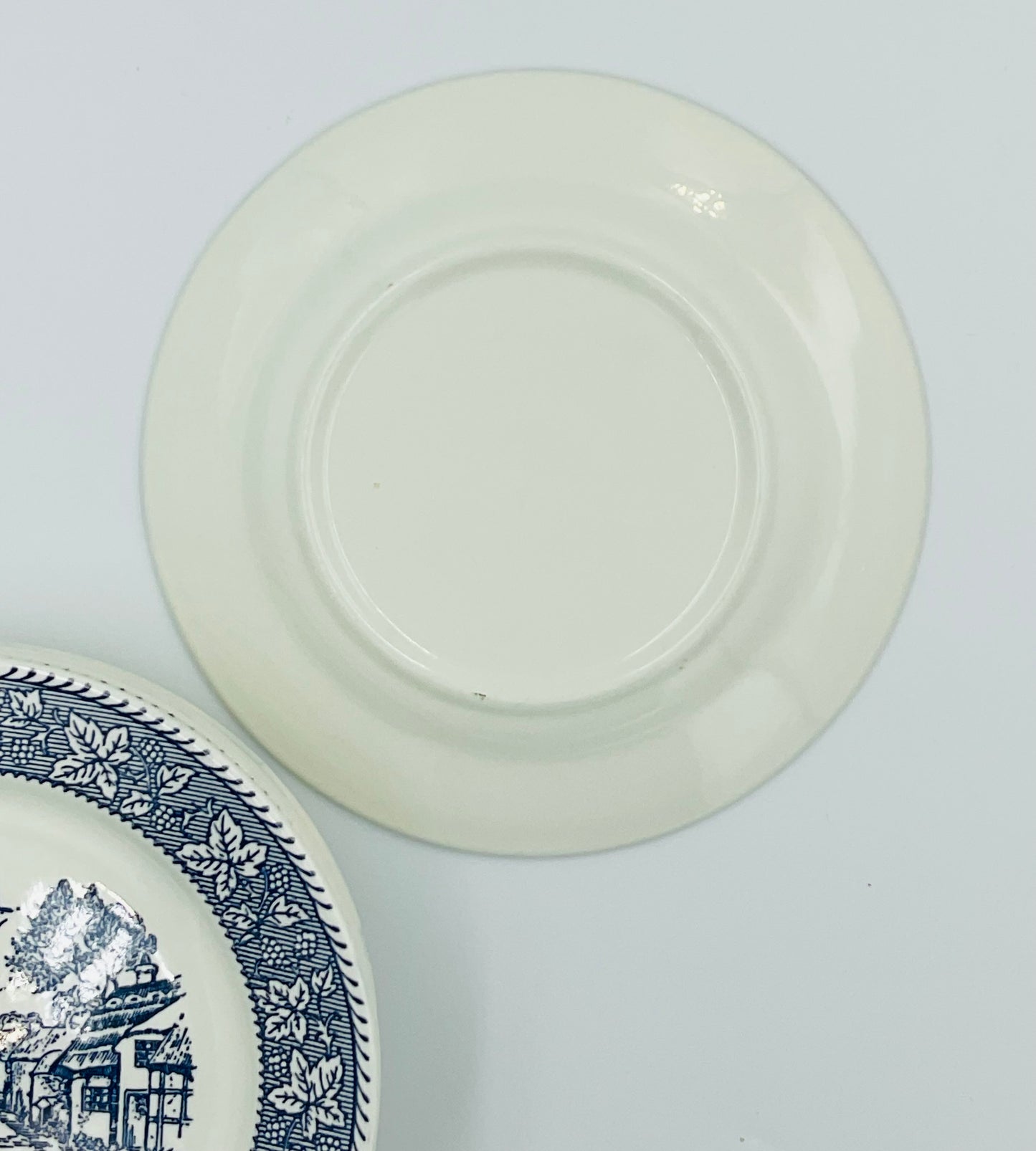 Vintage Homer Laughlin Shakespeare Country Blue Salad Plate - Set of 7