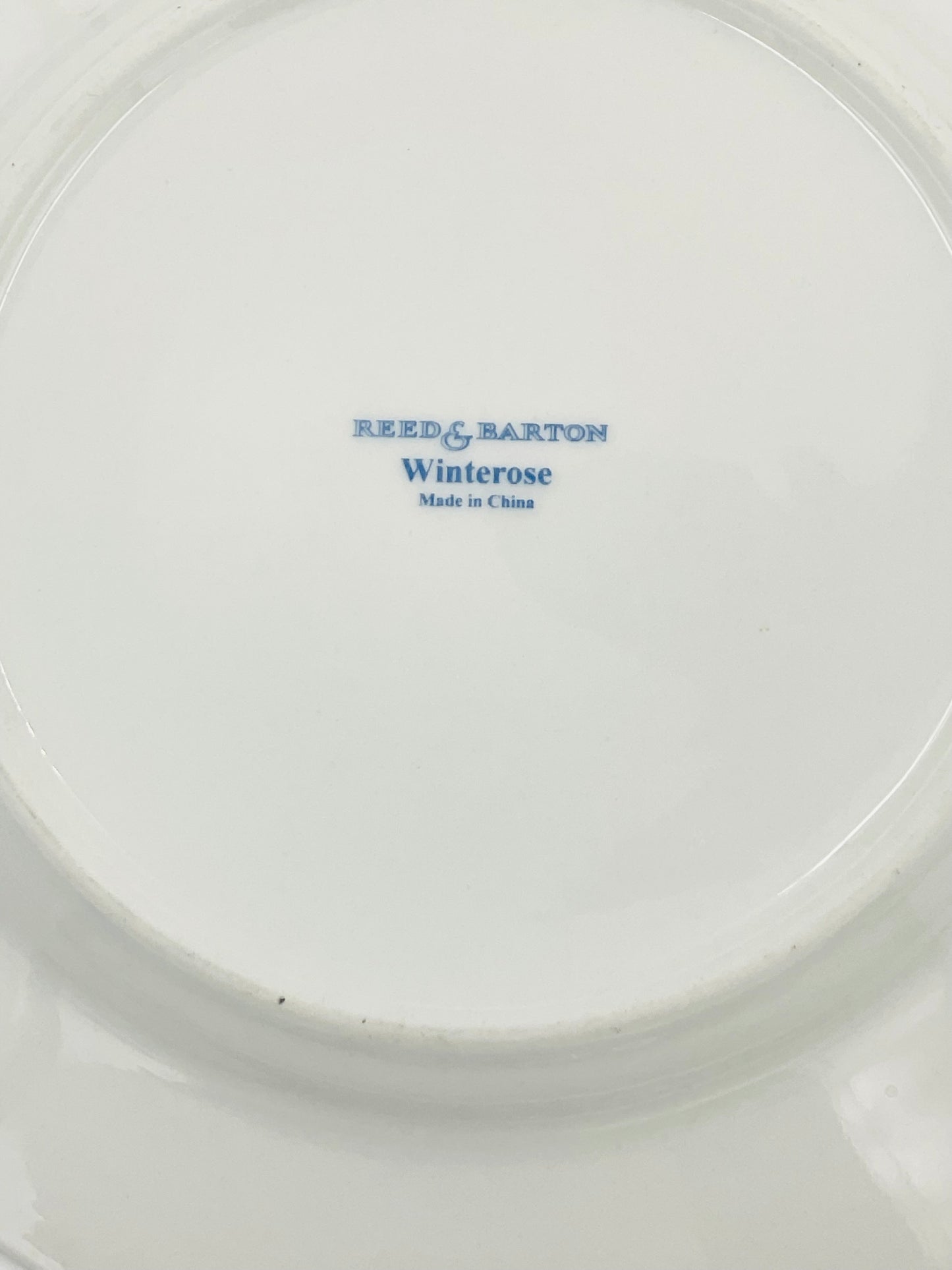 Reed & Barton Winterrose Cobalt Salad Plates - Set of 4