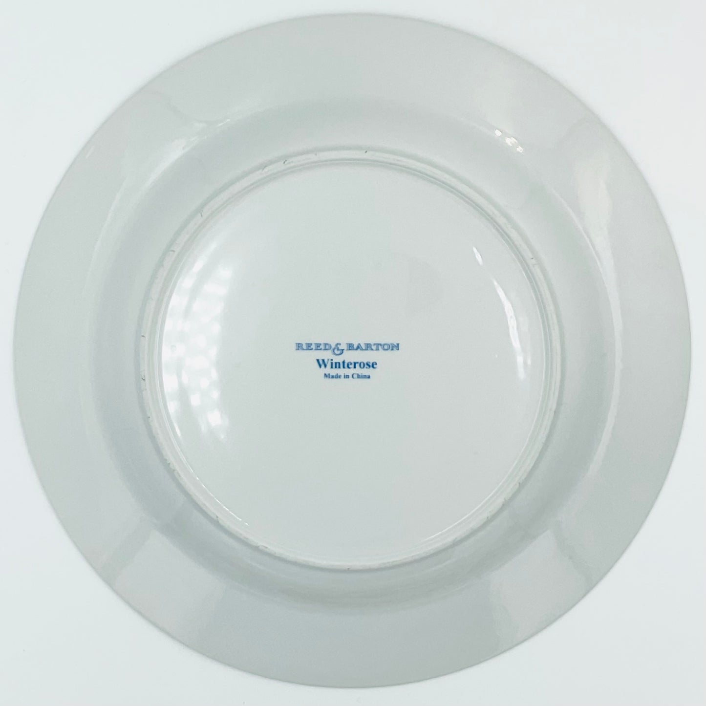 Reed & Barton Winterrose Cobalt Dinner Plates - Set of 4