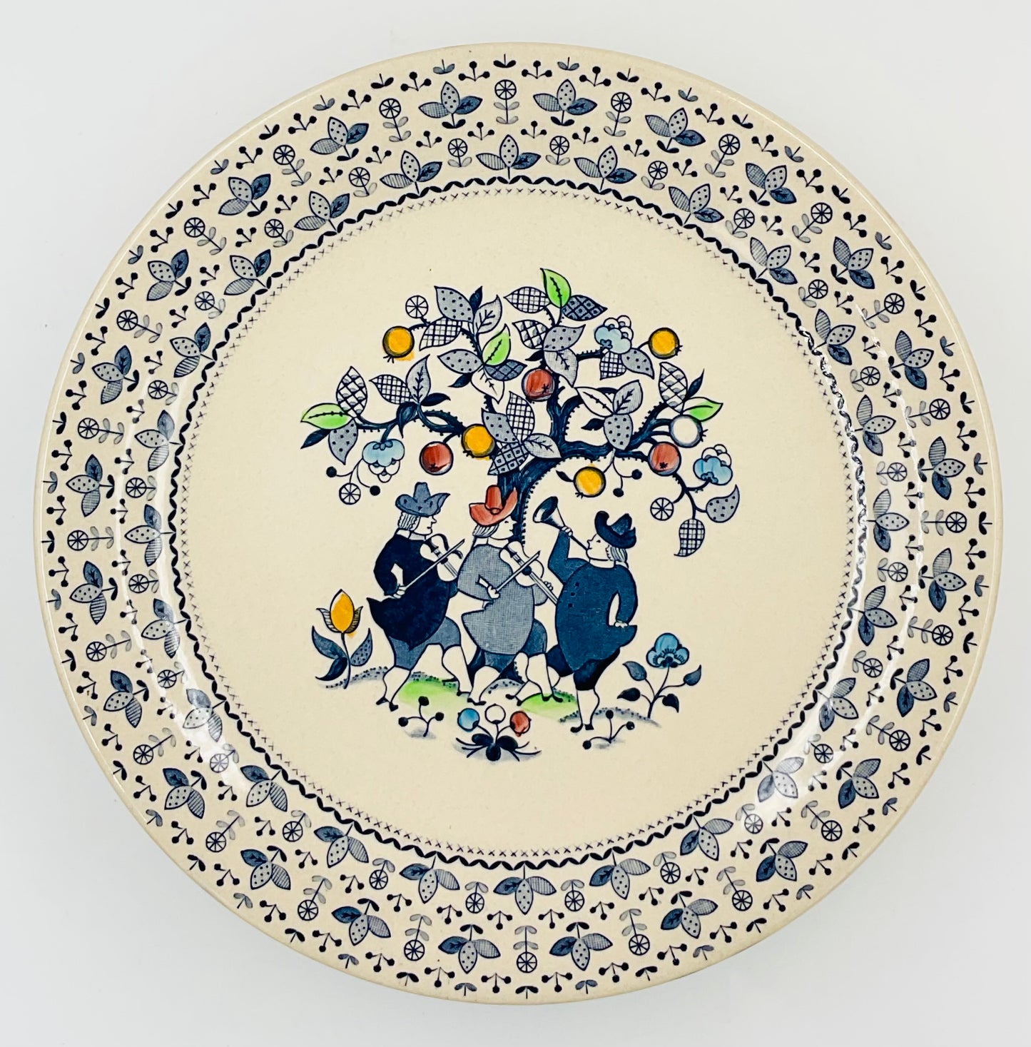 Vintage Johnson Brothers Sugar & Spice Dinner Plate