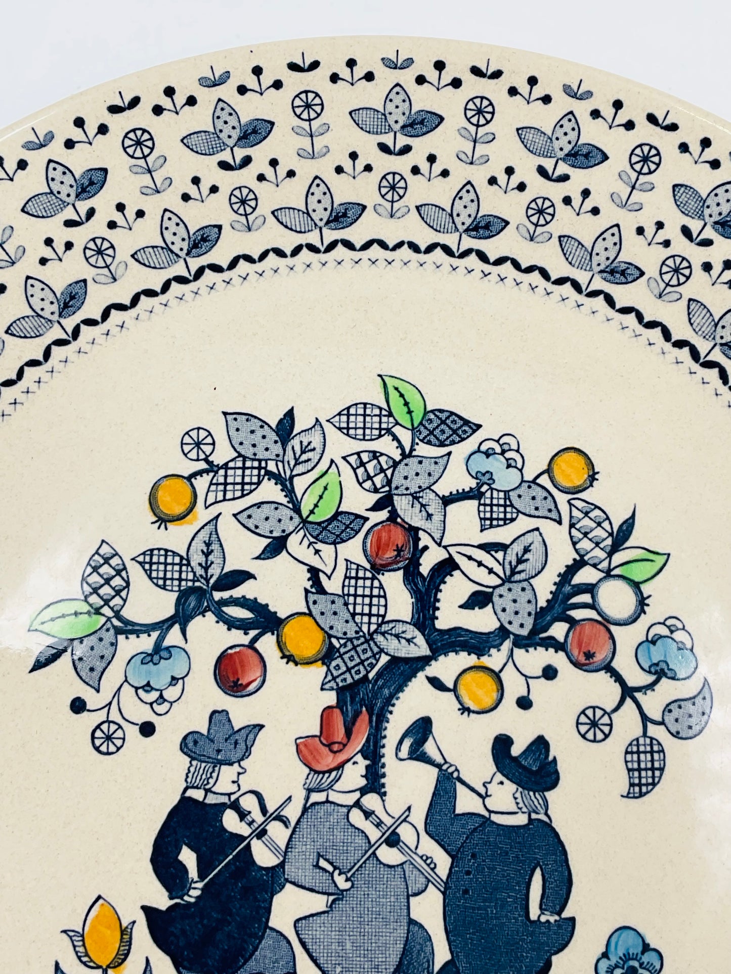 Vintage Johnson Brothers Sugar & Spice Dinner Plate