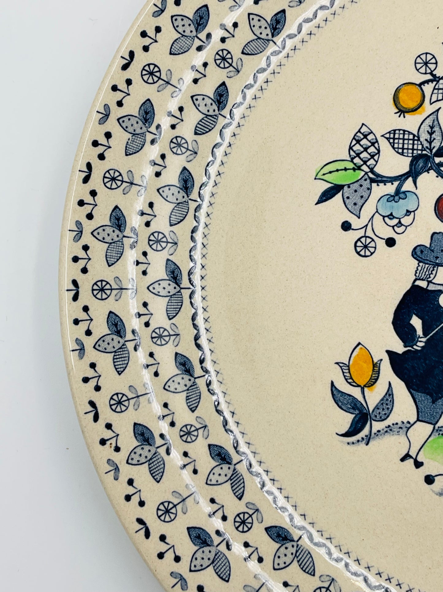 Vintage Johnson Brothers Sugar & Spice Dinner Plate