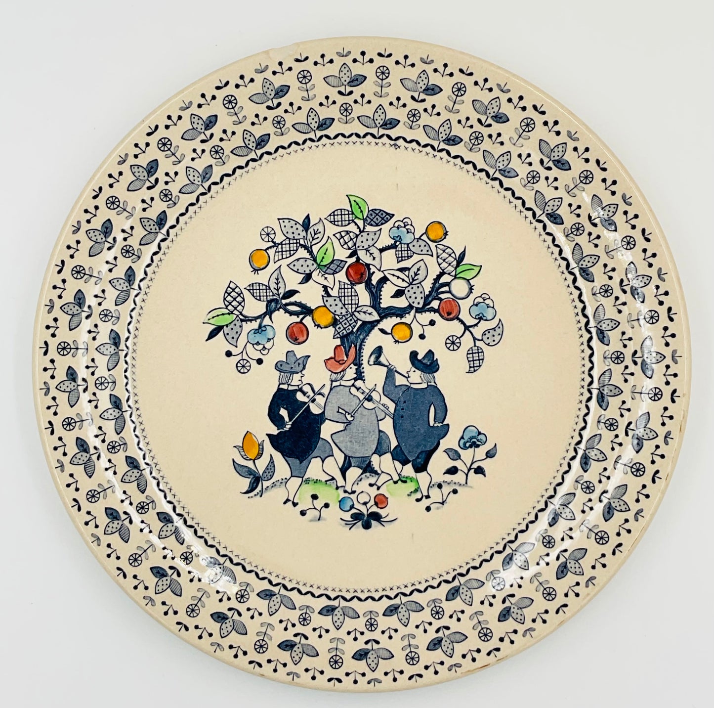 Vintage Johnson Brothers Sugar & Spice Dinner Plate