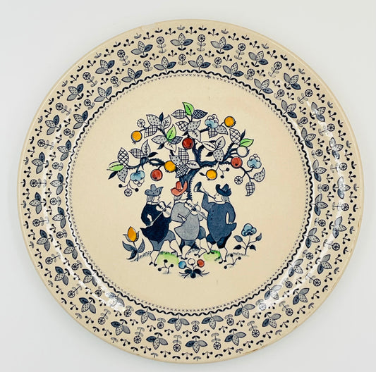 Vintage Johnson Brothers Sugar & Spice Dinner Plate