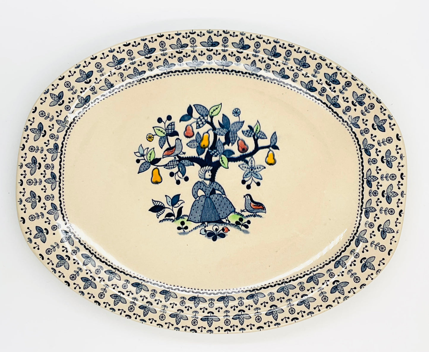 Vintage Johnson Brothers Sugar & Spice Serving Platter