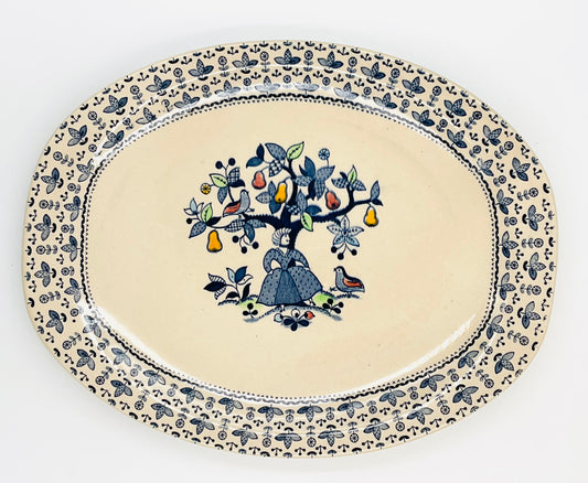 Vintage Johnson Brothers Sugar & Spice Serving Platter