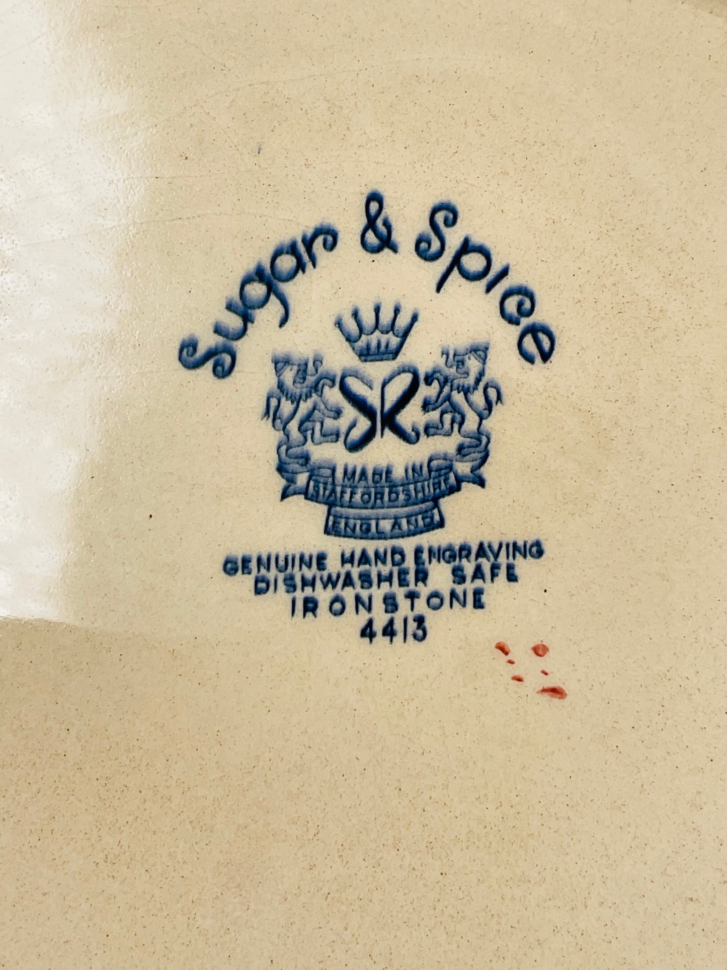 Vintage Johnson Brothers Sugar & Spice Serving Platter