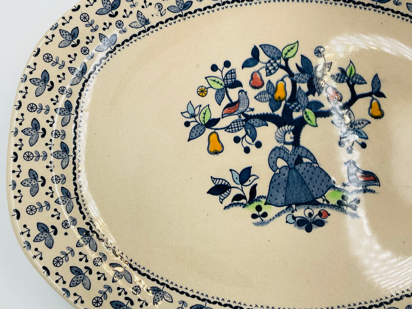 Vintage Johnson Brothers Sugar & Spice Serving Platter