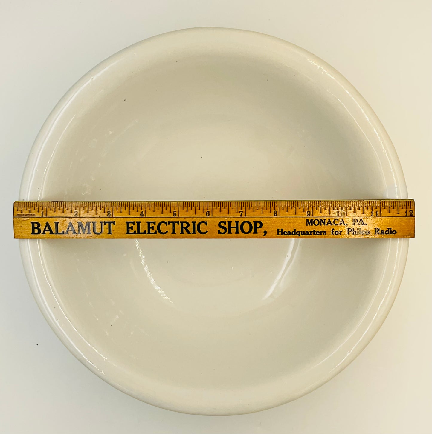 Vintage McCoy White Ceramic Basin Bowl – Farmhouse Pottery