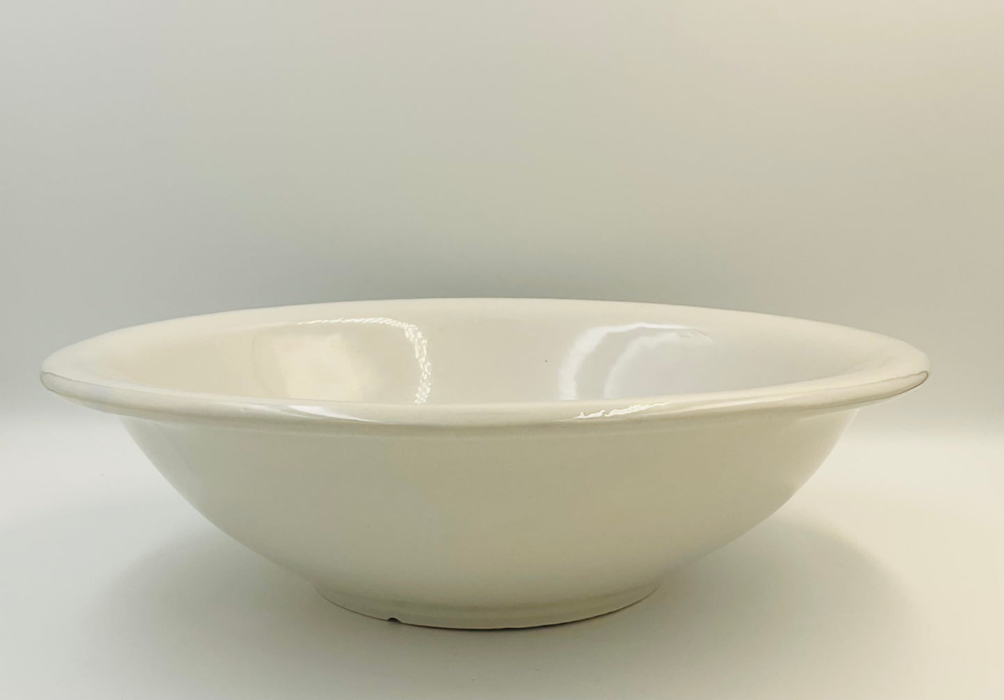 Vintage McCoy White Ceramic Basin Bowl – Farmhouse Pottery
