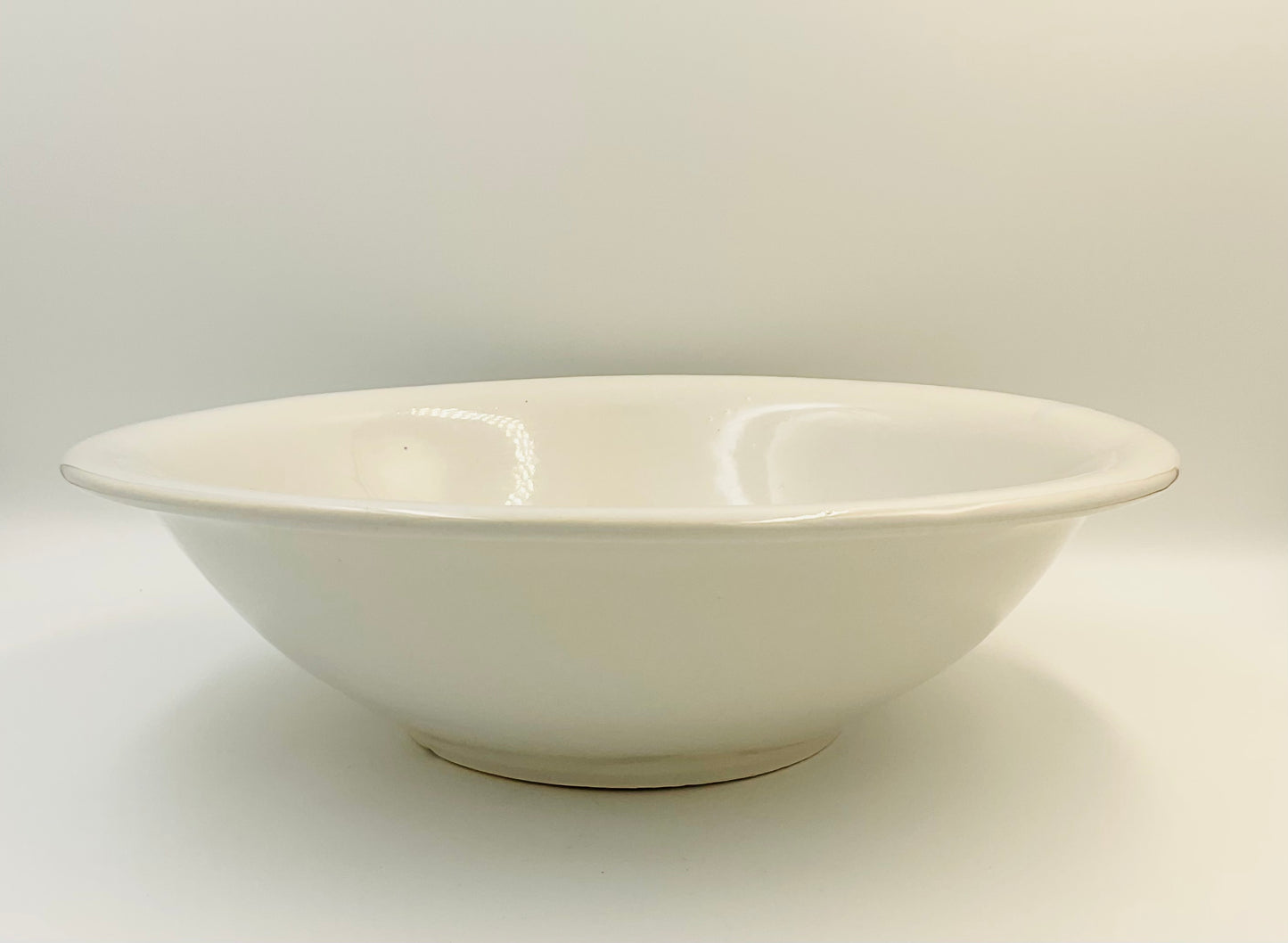 Vintage McCoy White Ceramic Basin Bowl – Farmhouse Pottery