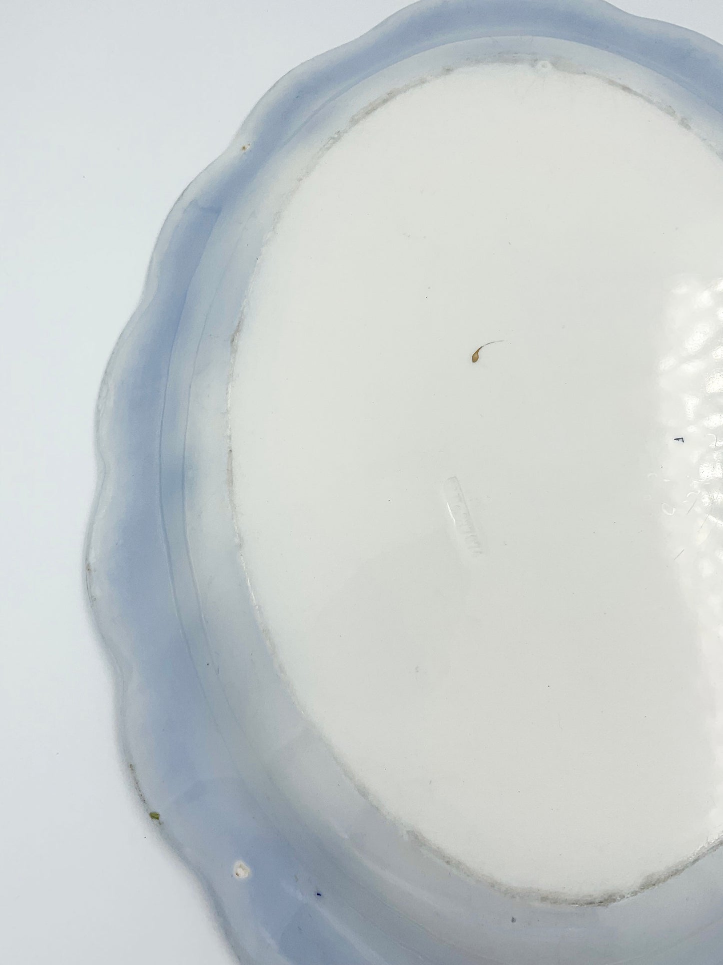 Antique Johnson Bros Dorothy Blue Transferware Oval Serving Platter