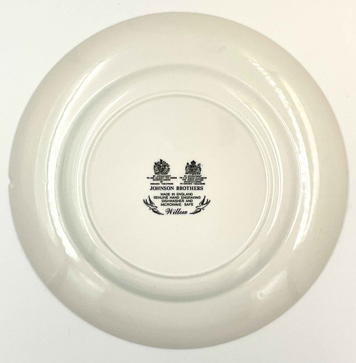 Johnson Brothers Willow Blue Dinner Plate 10.25” England Vintage