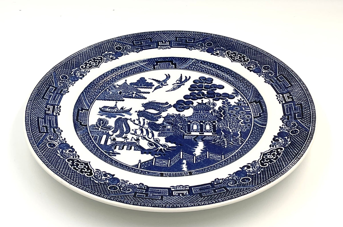 Johnson Brothers Willow Blue Dinner Plate 10.25” England Vintage