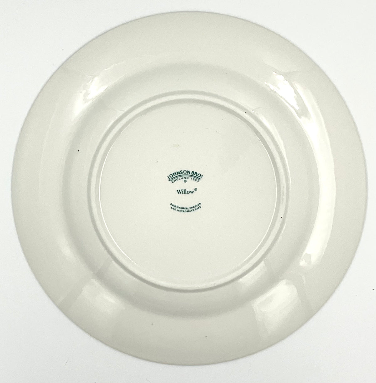 Johnson Brothers Willow Blue Dinner Plates 10.25” England – Set of 6