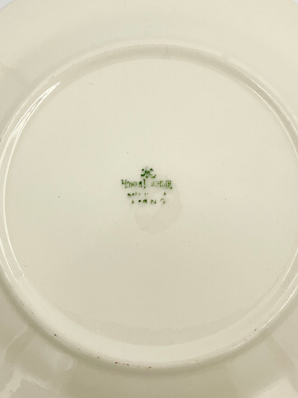 Vintage Homer Laughlin Apple Blossom Dinner Plate Pink Floral 9.5"