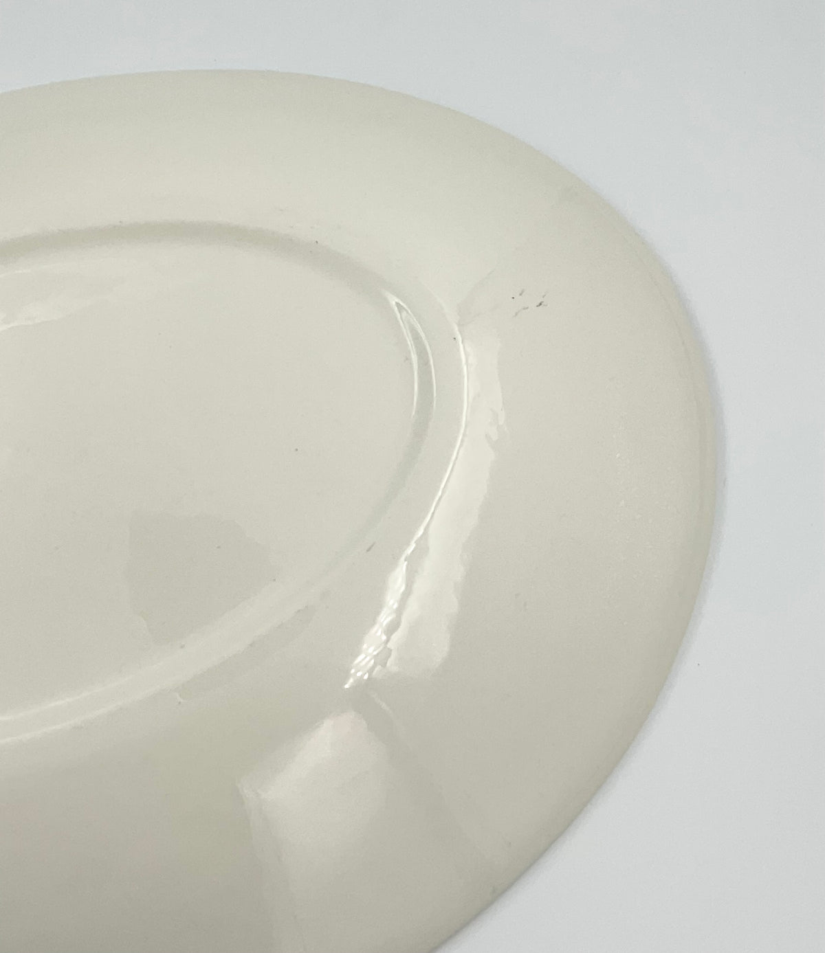 Vintage Royal China Memory Lane Red Transferware Oval Serving Platter