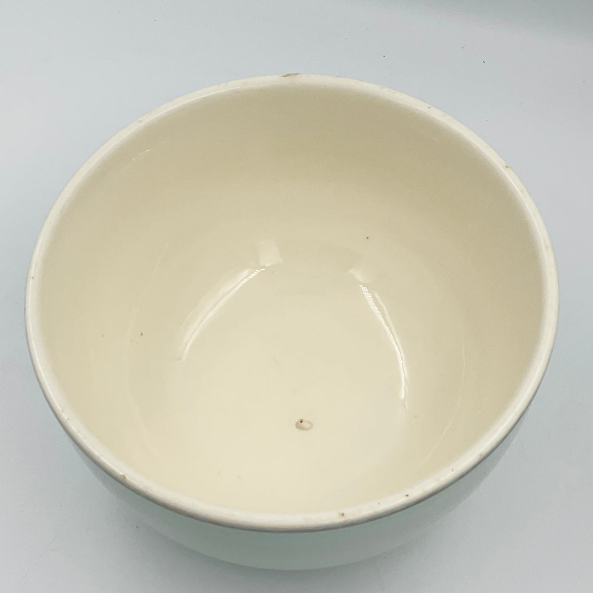Vintage Universal Ballerina Mist Blue Bowl Silver Trim USA